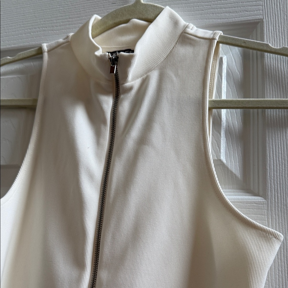 Express Cream Mini Dress - Picture 2 of 5